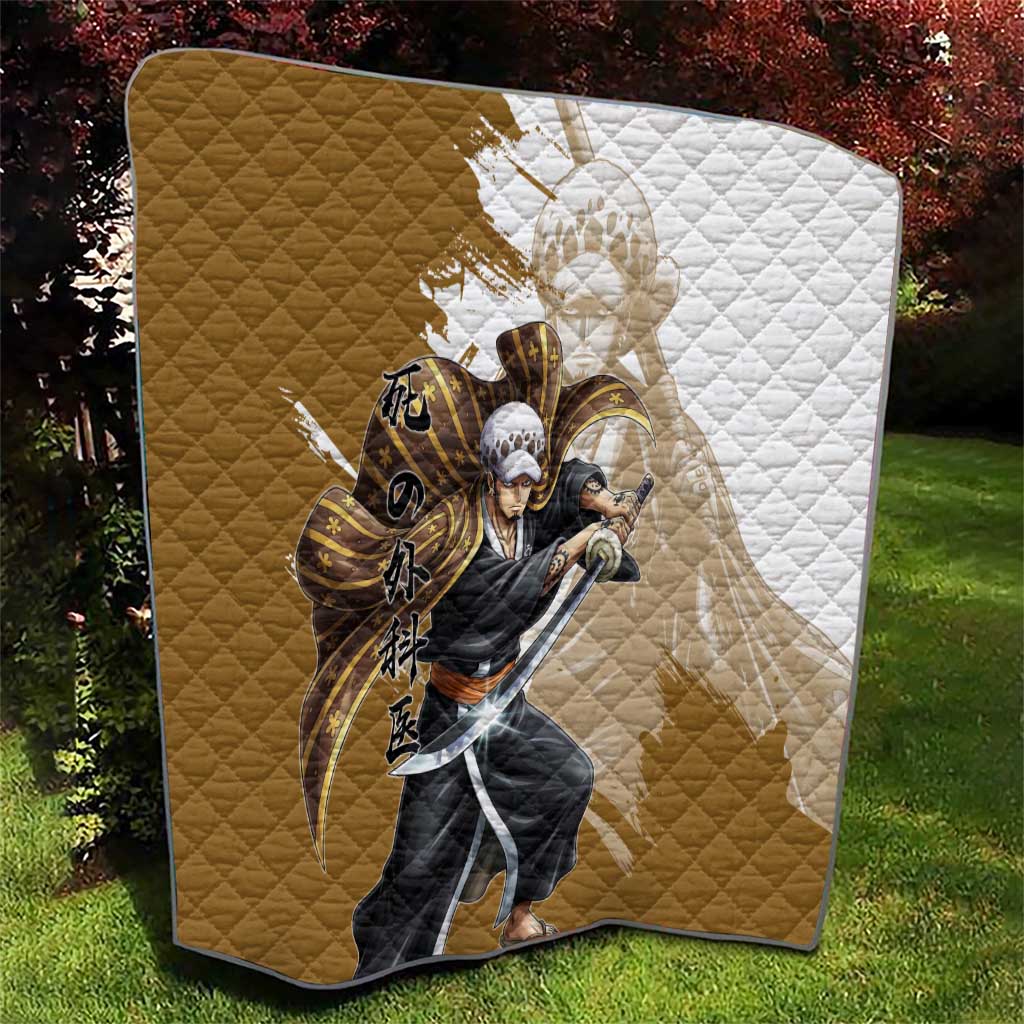 Wano Surgeon Trafalgar D. Law Quilt Traditional Ink Splash Anime Style
