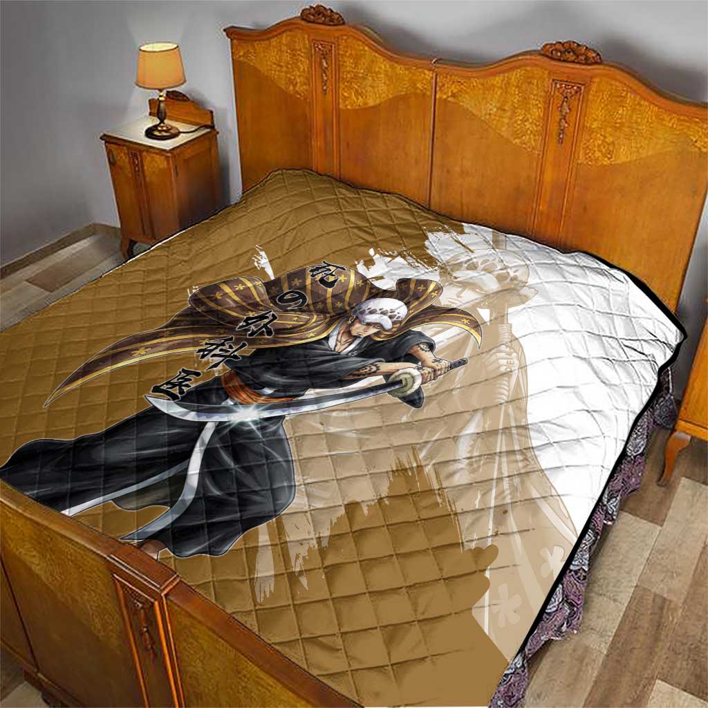Wano Surgeon Trafalgar D. Law Quilt Traditional Ink Splash Anime Style