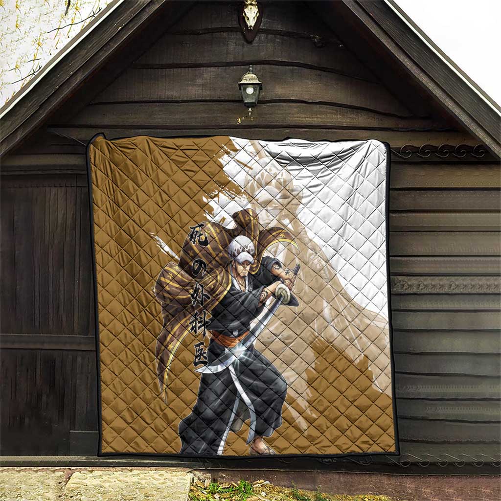 Wano Surgeon Trafalgar D. Law Quilt Traditional Ink Splash Anime Style