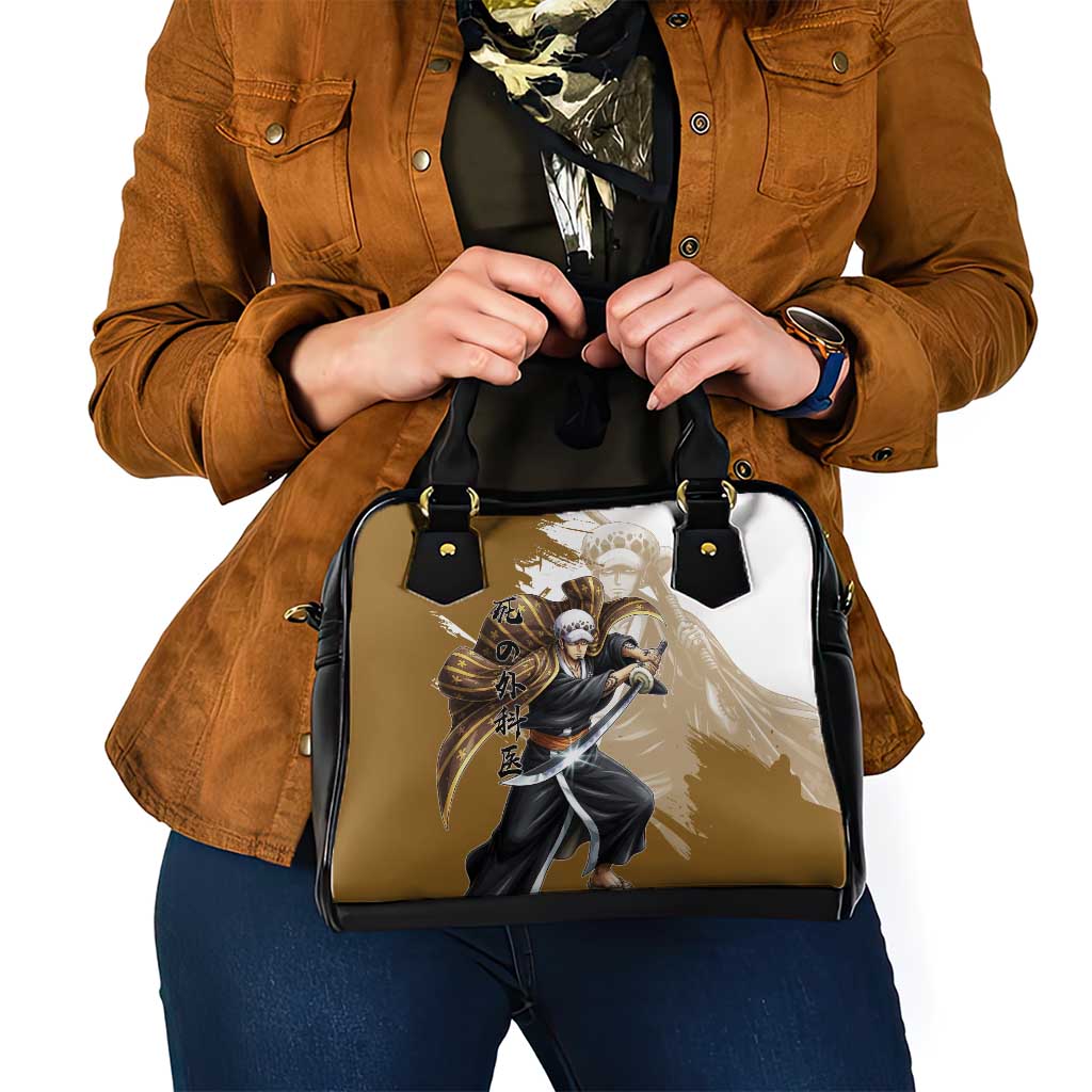Wano Surgeon Trafalgar D. Law Shoulder Handbag Traditional Ink Splash Anime Style