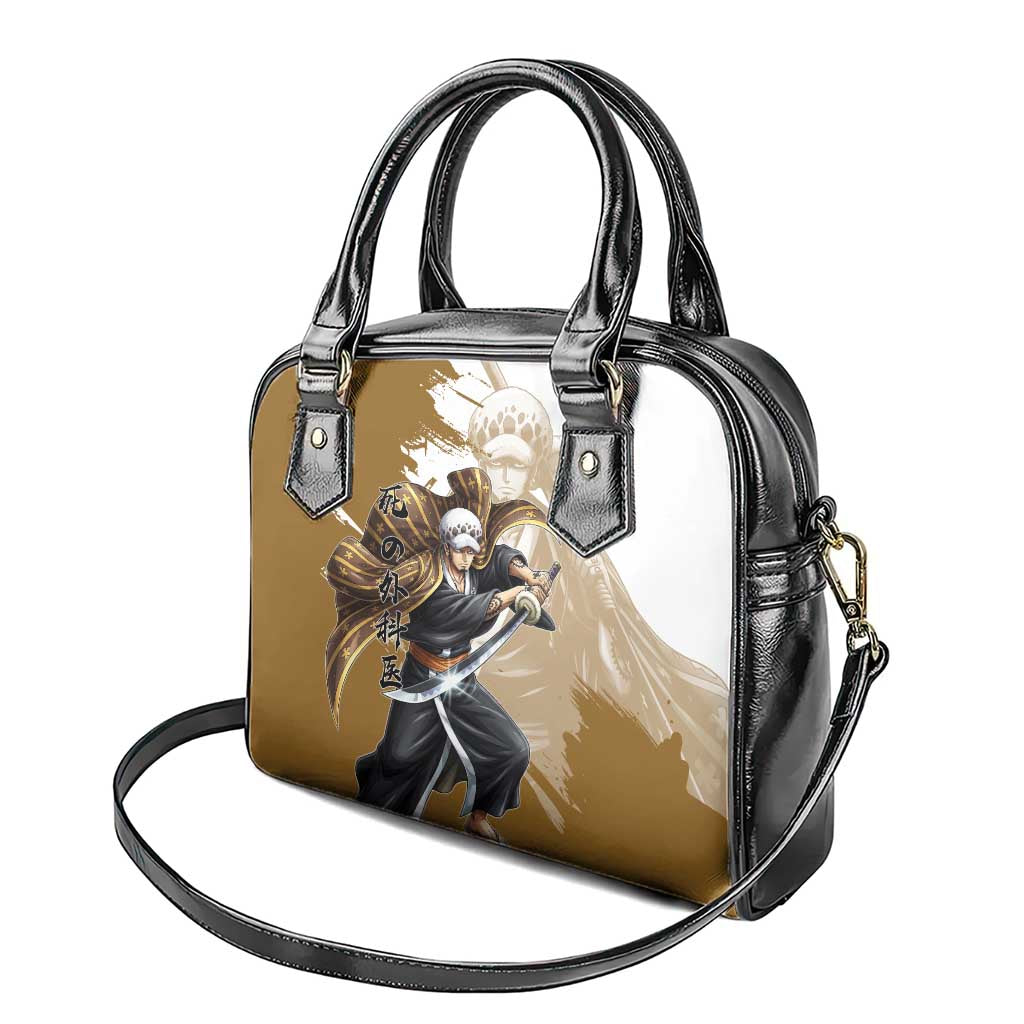 Wano Surgeon Trafalgar D. Law Shoulder Handbag Traditional Ink Splash Anime Style
