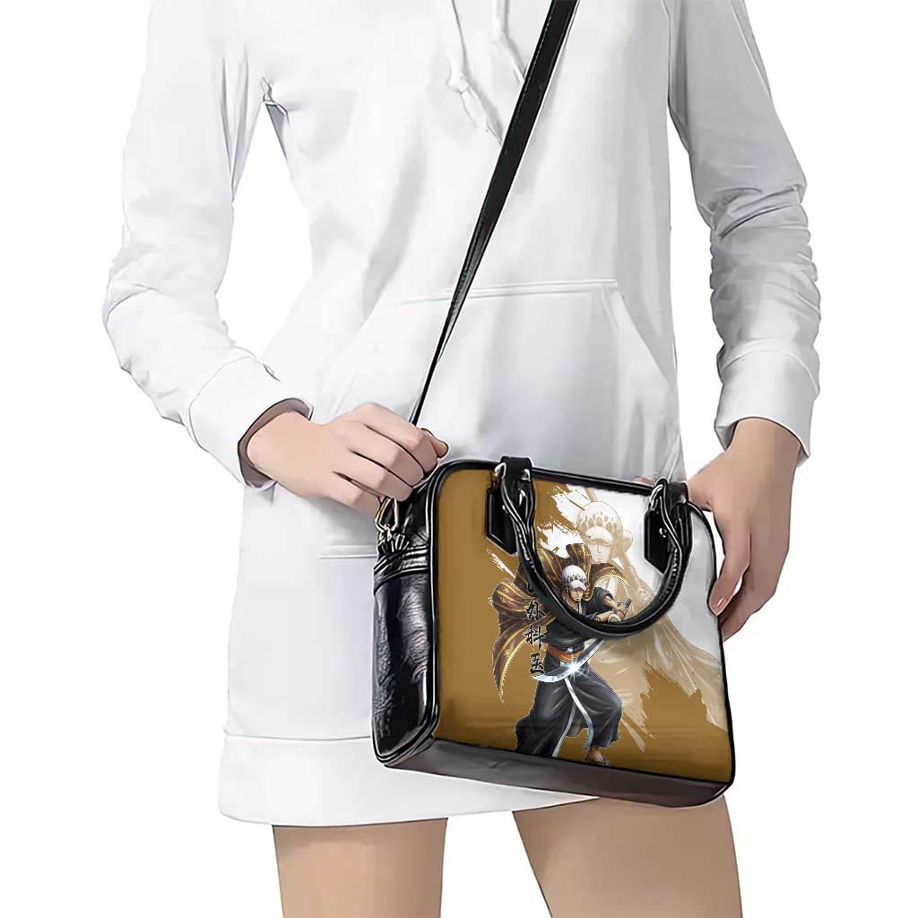 Wano Surgeon Trafalgar D. Law Shoulder Handbag Traditional Ink Splash Anime Style