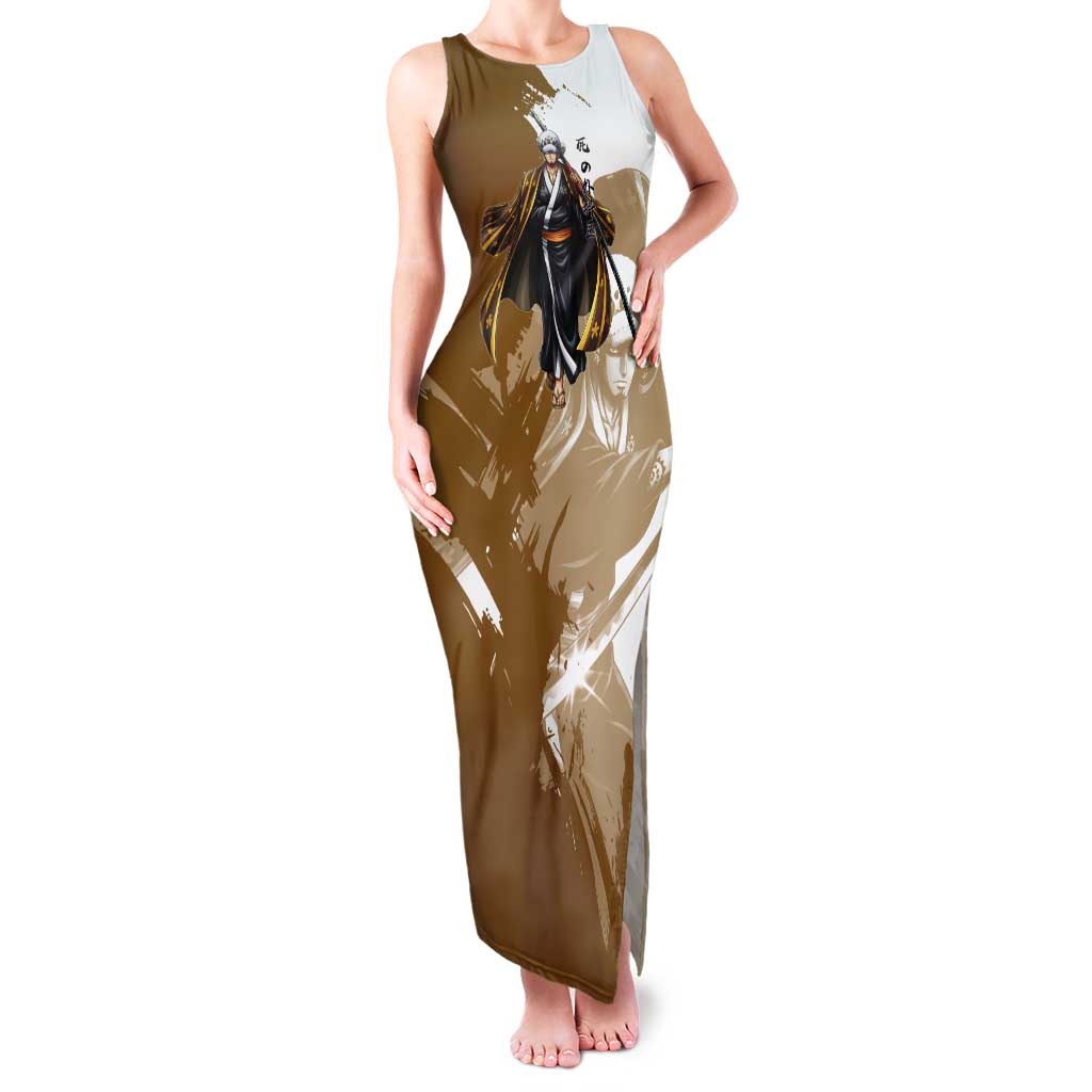 Wano Surgeon Trafalgar D. Law Tank Maxi Dress Traditional Ink Splash Anime Style