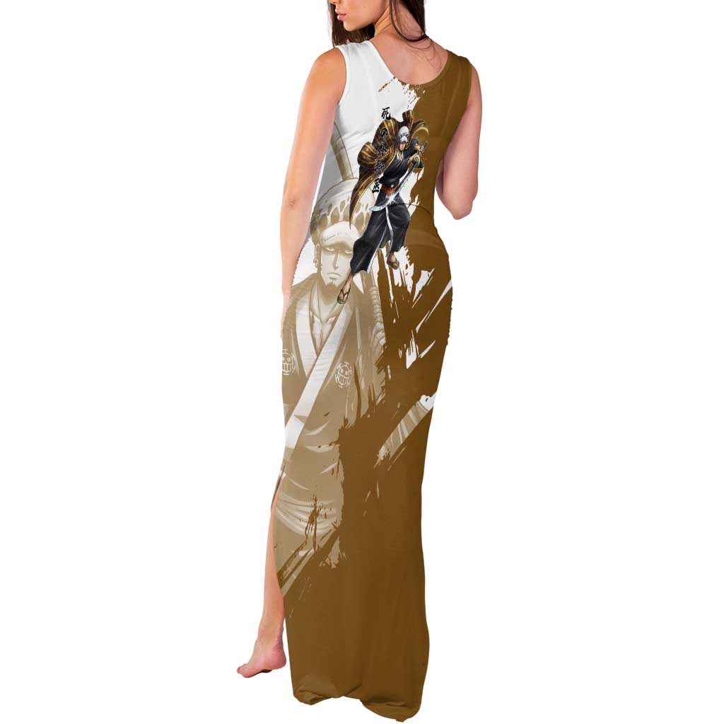 Wano Surgeon Trafalgar D. Law Tank Maxi Dress Traditional Ink Splash Anime Style