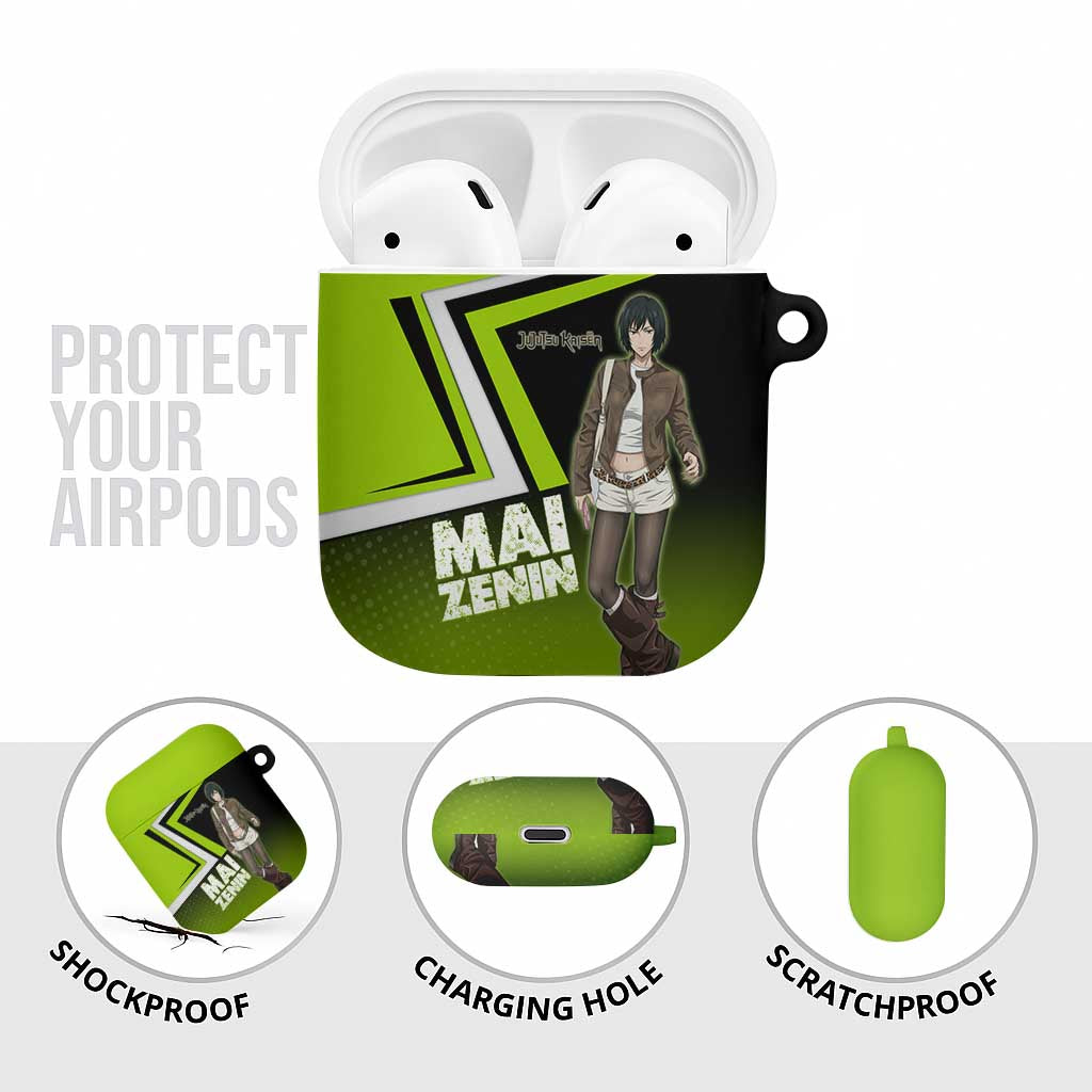 Mai Zenin AirPods Case Edgy Urban Anime Style