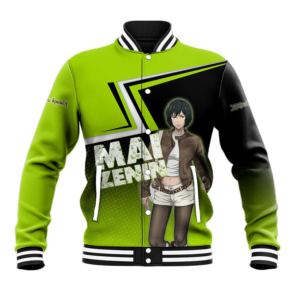Mai Zenin Baseball Jacket Edgy Urban Anime Style