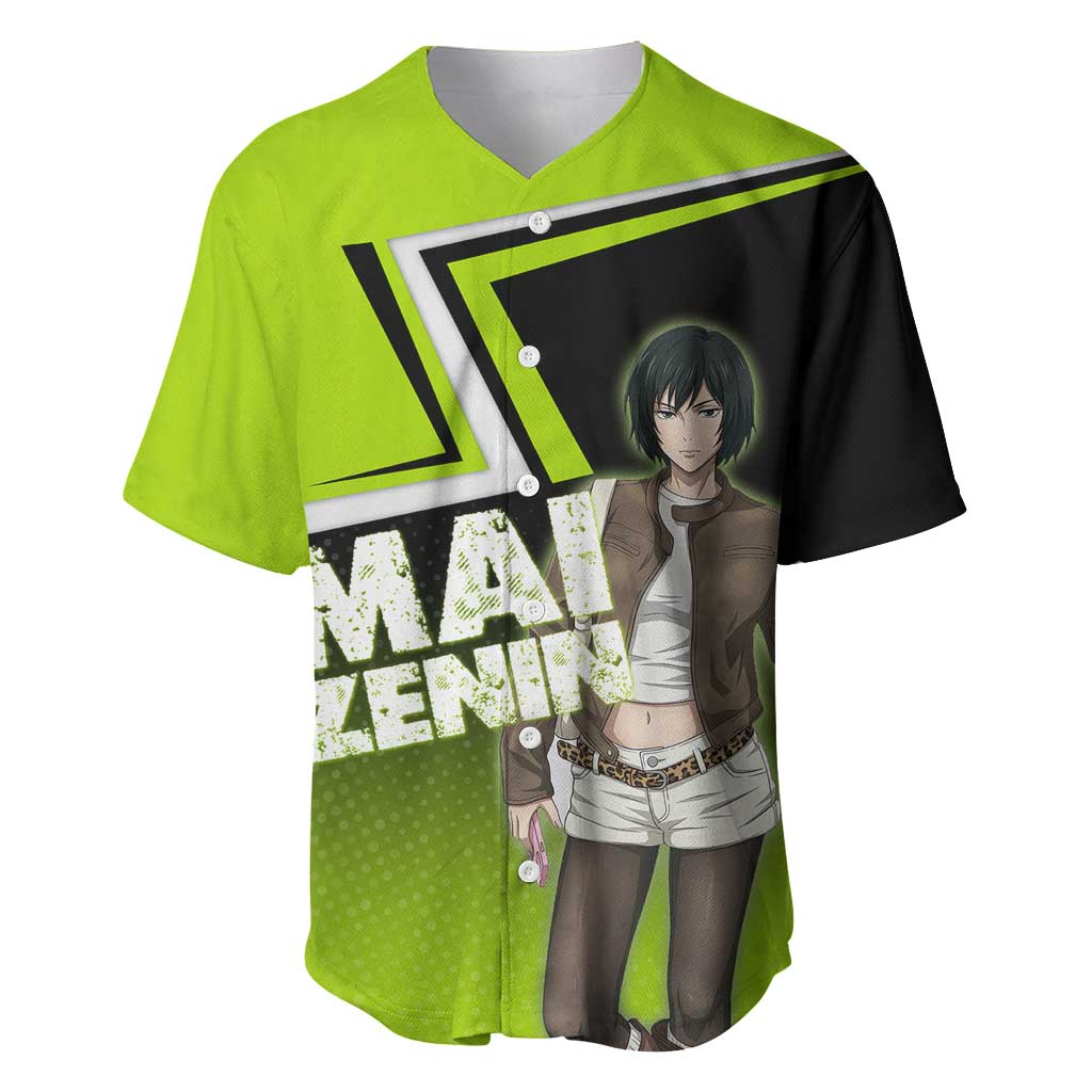 Mai Zenin Baseball Jersey Edgy Urban Anime Style