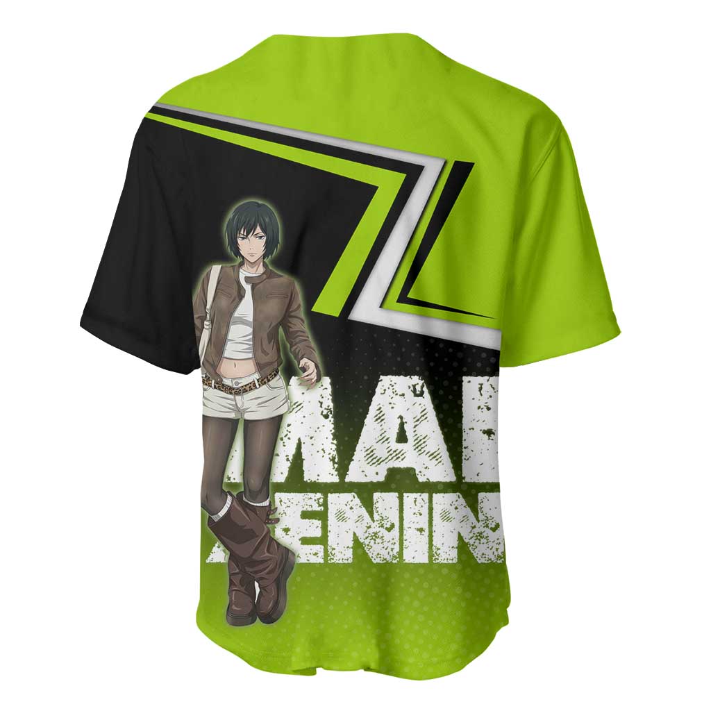 Mai Zenin Baseball Jersey Edgy Urban Anime Style