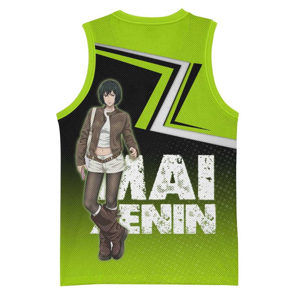 Mai Zenin Basketball Jersey Edgy Urban Anime Style