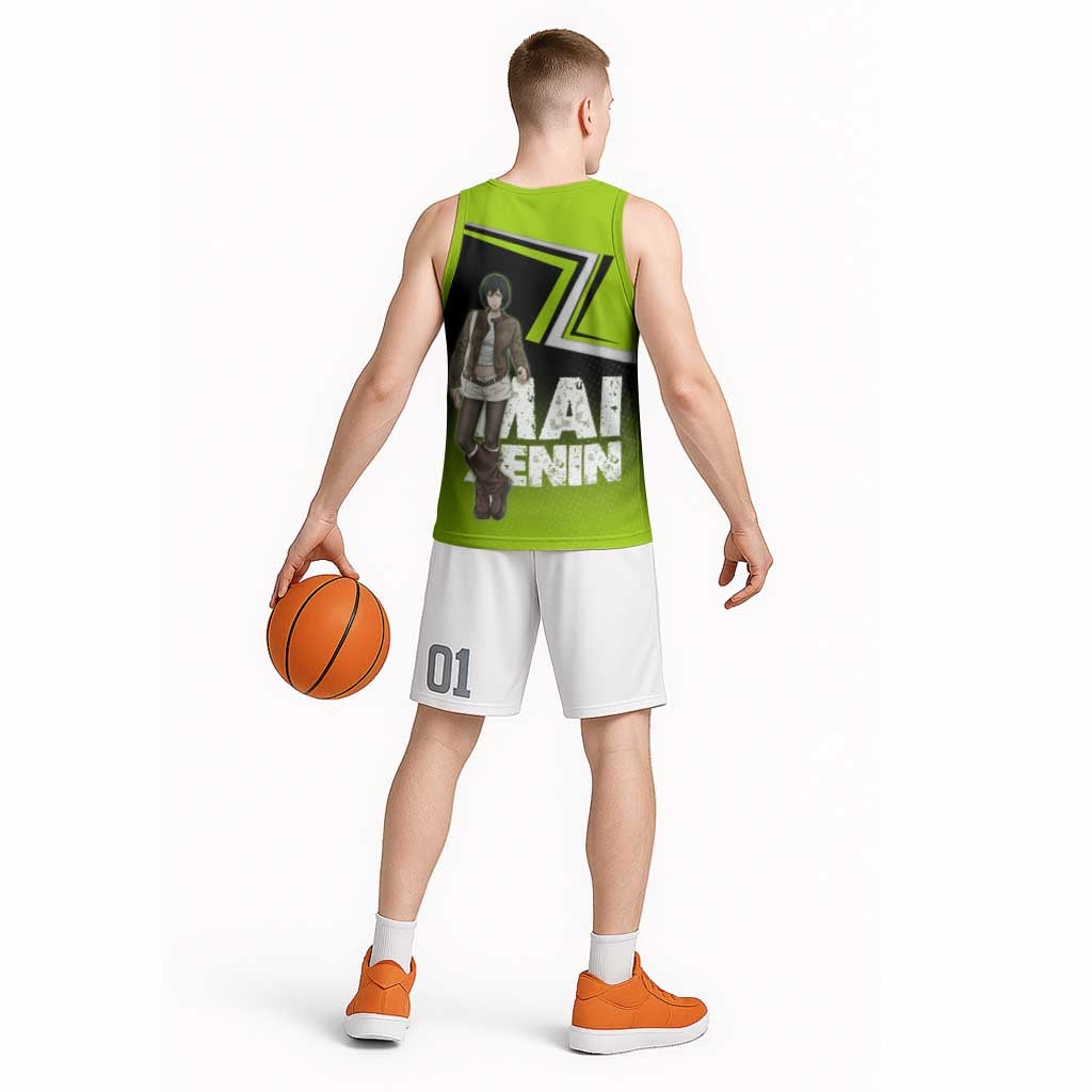 Mai Zenin Basketball Jersey Edgy Urban Anime Style