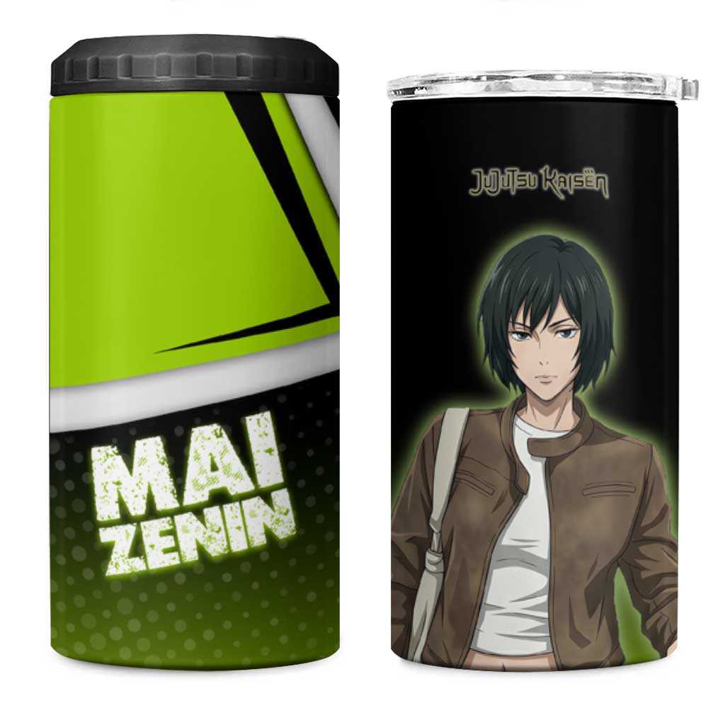 Mai Zenin 4 in 1 Can Cooler Tumbler Edgy Urban Anime Style