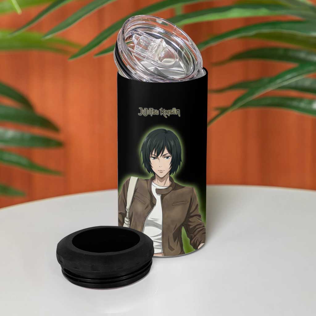 Mai Zenin 4 in 1 Can Cooler Tumbler Edgy Urban Anime Style