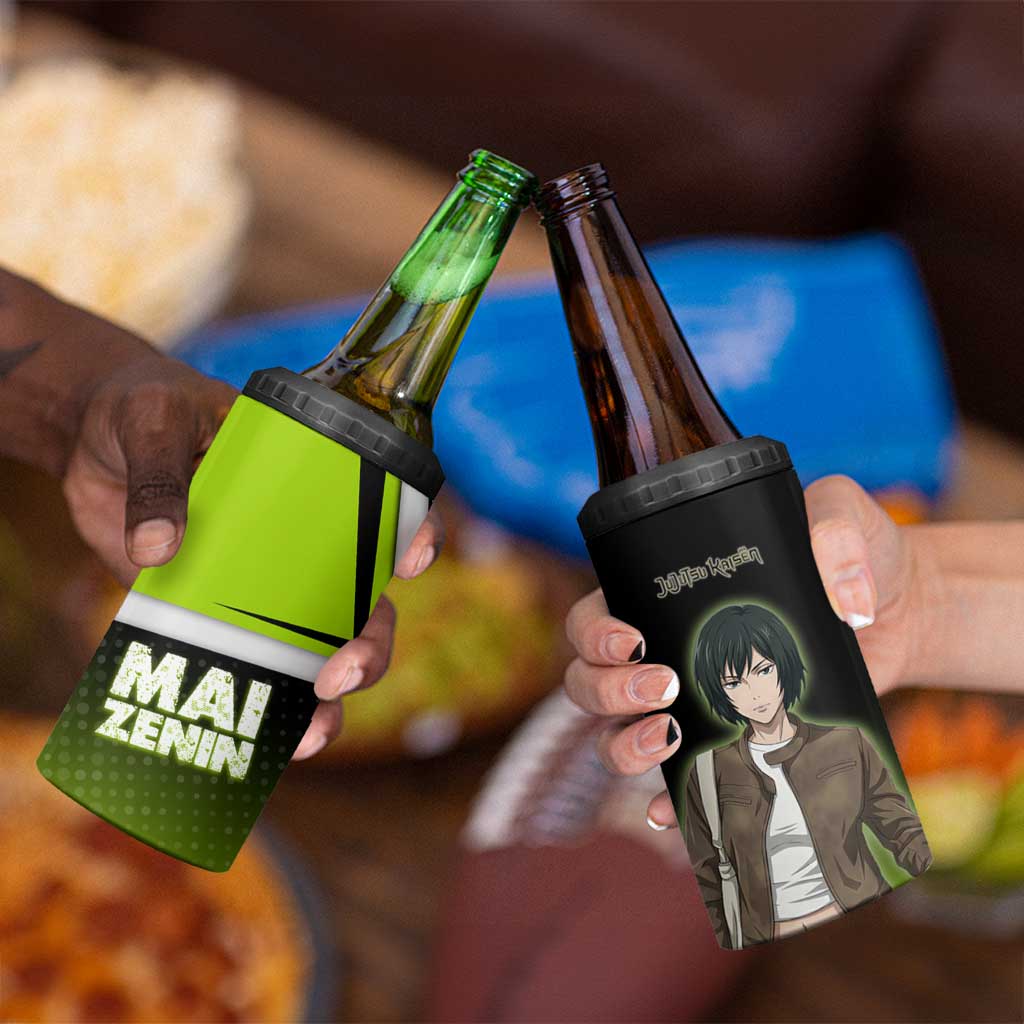 Mai Zenin 4 in 1 Can Cooler Tumbler Edgy Urban Anime Style