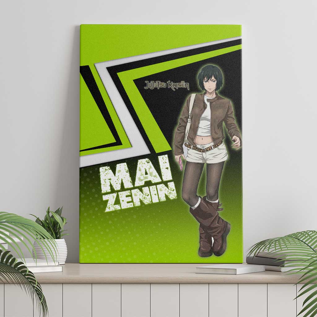 Mai Zenin Canvas Wall Art Edgy Urban Anime Style