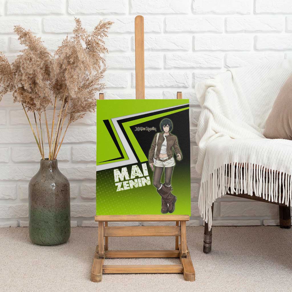 Mai Zenin Canvas Wall Art Edgy Urban Anime Style