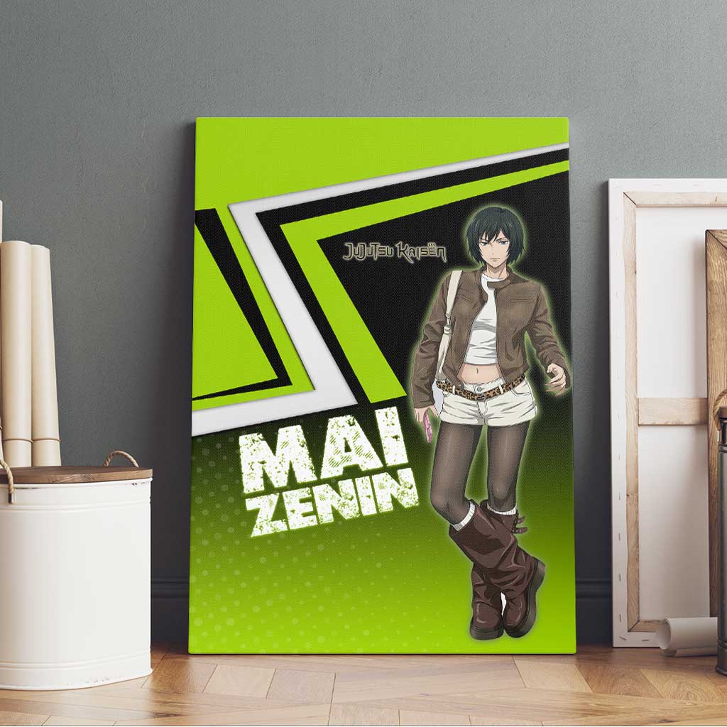 Mai Zenin Canvas Wall Art Edgy Urban Anime Style