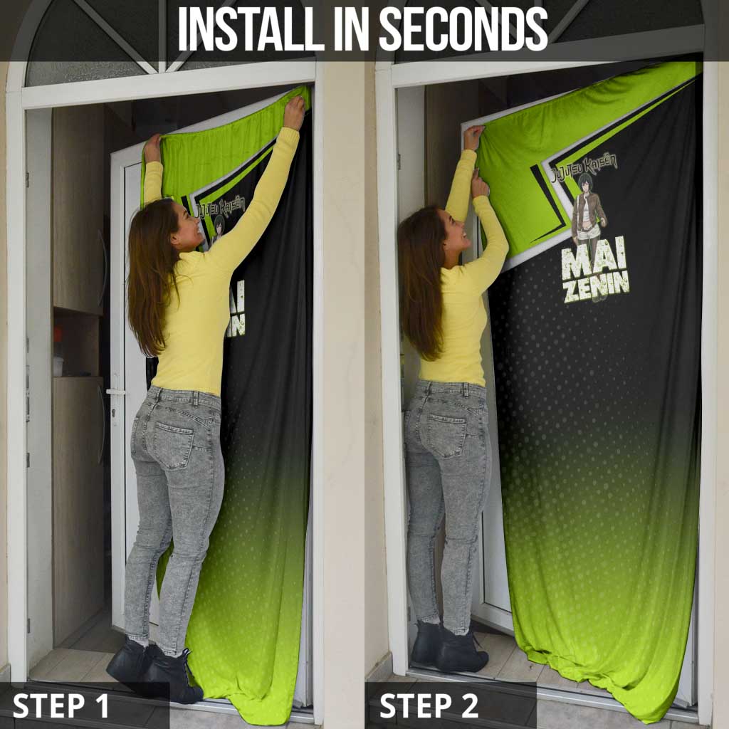 Mai Zenin Door Cover Edgy Urban Anime Style