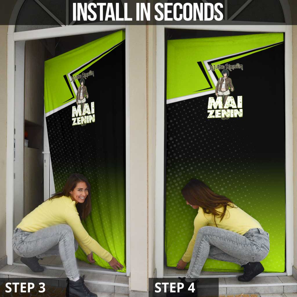 Mai Zenin Door Cover Edgy Urban Anime Style