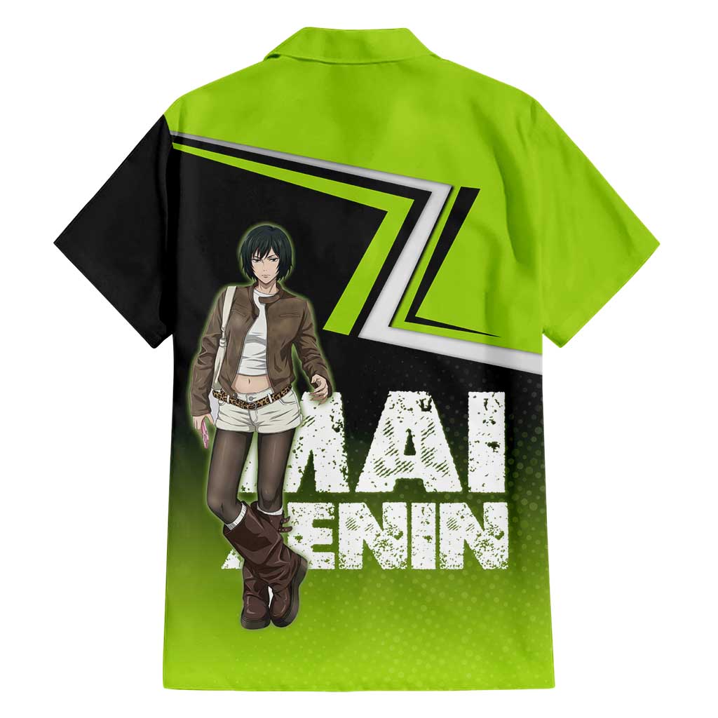 Mai Zenin Family Matching Short Sleeve Bodycon Dress and Hawaiian Shirt Edgy Urban Anime Style