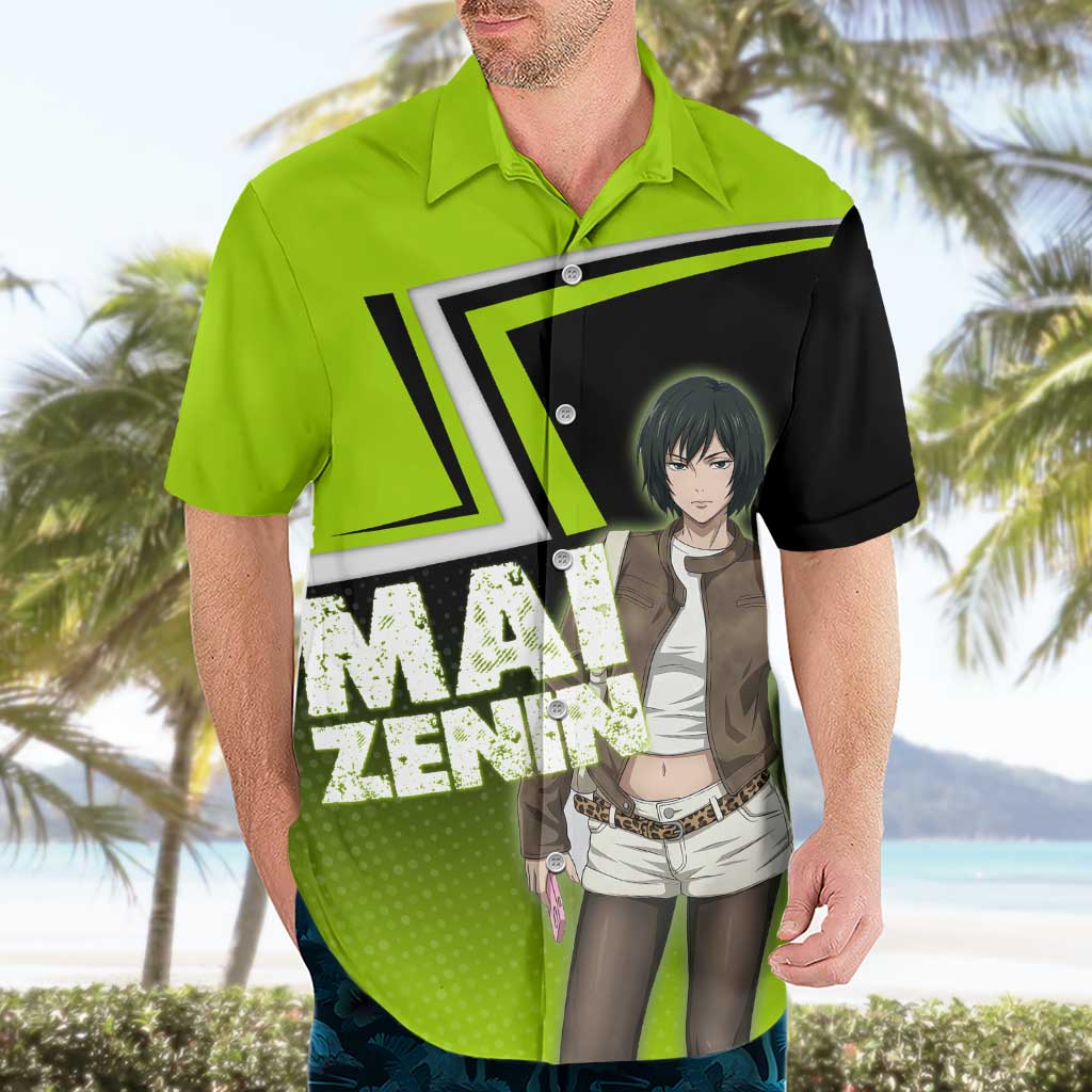 Mai Zenin Hawaiian Shirt Edgy Urban Anime Style