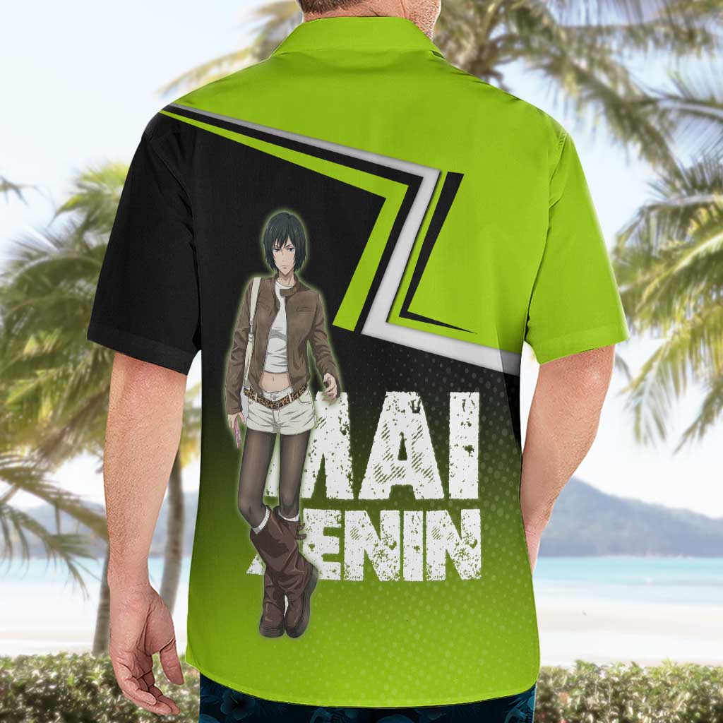 Mai Zenin Hawaiian Shirt Edgy Urban Anime Style