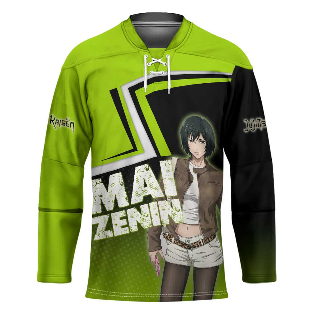 Mai Zenin Hockey Jersey Edgy Urban Anime Style