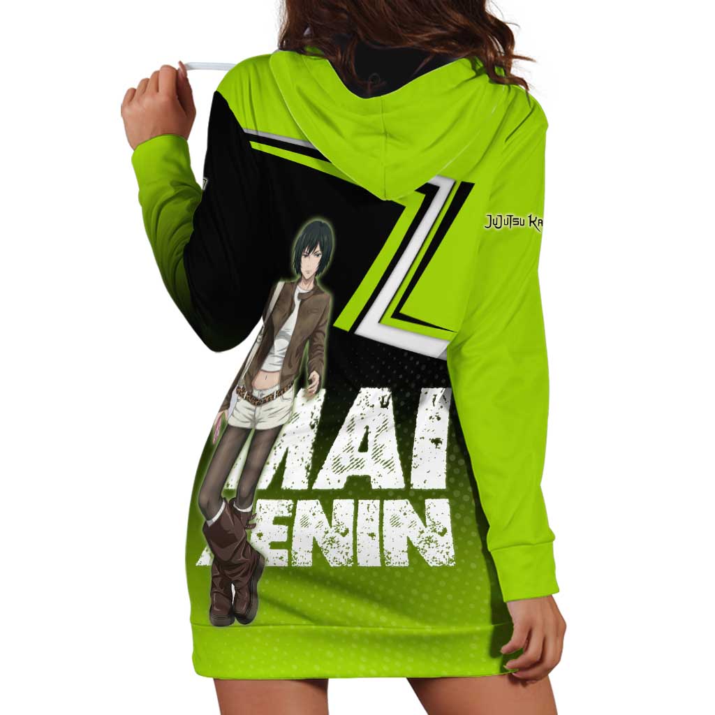 Mai Zenin Hoodie Dress Edgy Urban Anime Style
