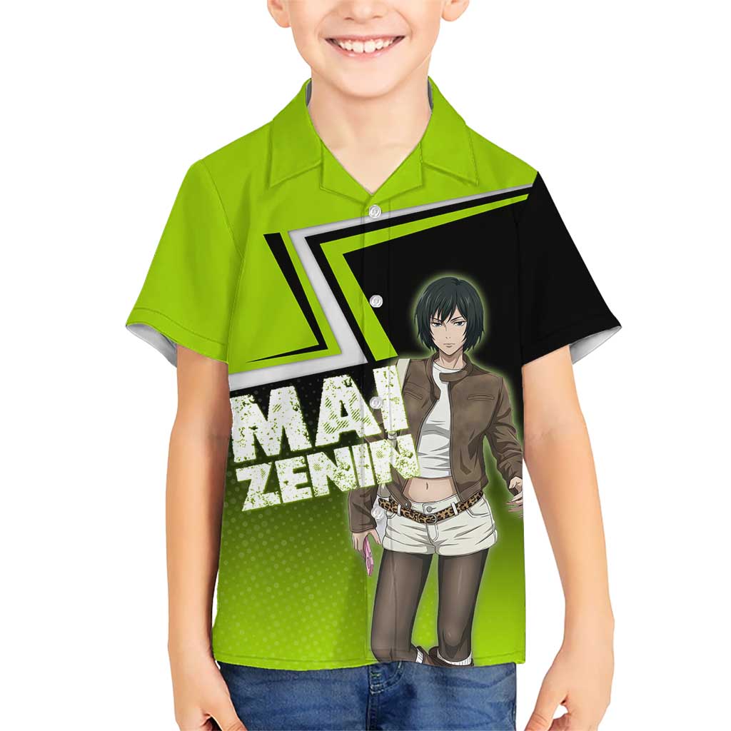 Mai Zenin Kid Hawaiian Shirt Edgy Urban Anime Style