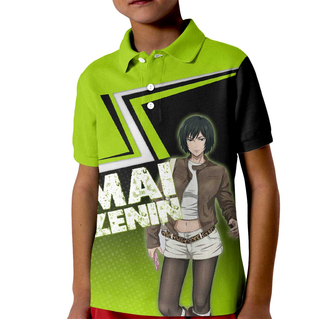 Mai Zenin Kid Polo Shirt Edgy Urban Anime Style