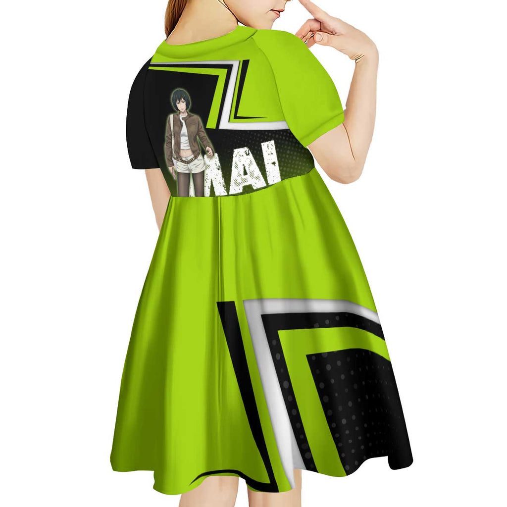 Mai Zenin Kid Short Sleeve Dress Edgy Urban Anime Style