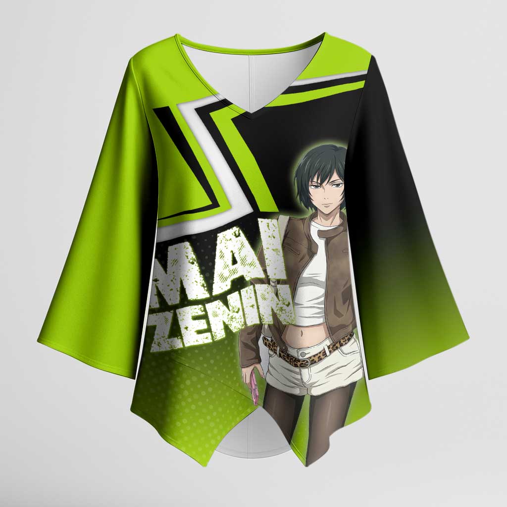 Mai Zenin Kimono Sleeve Blouse Edgy Urban Anime Style