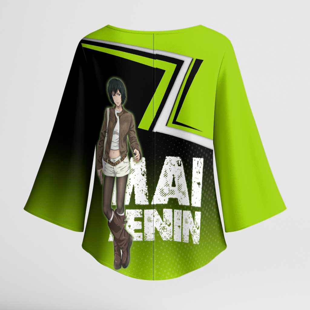 Mai Zenin Kimono Sleeve Blouse Edgy Urban Anime Style