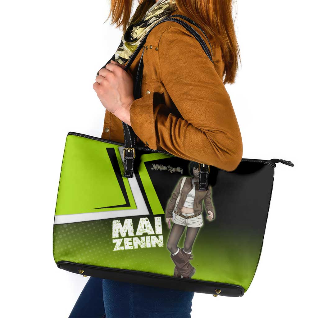Mai Zenin Leather Tote Bag Edgy Urban Anime Style
