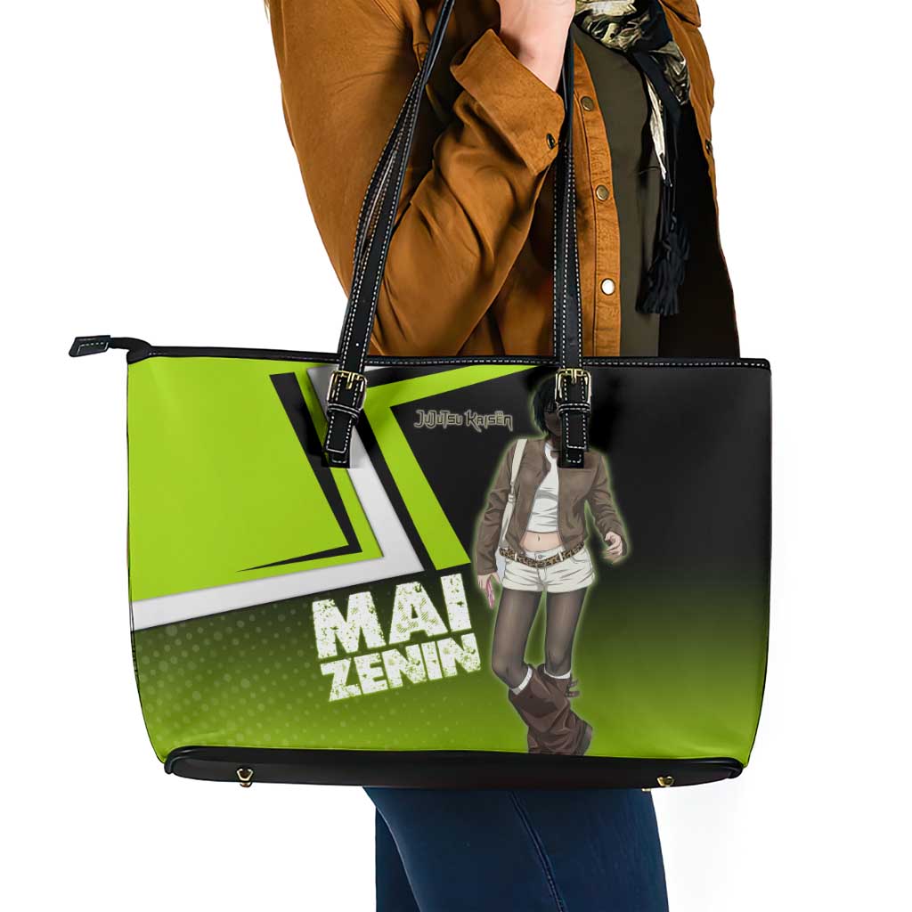Mai Zenin Leather Tote Bag Edgy Urban Anime Style