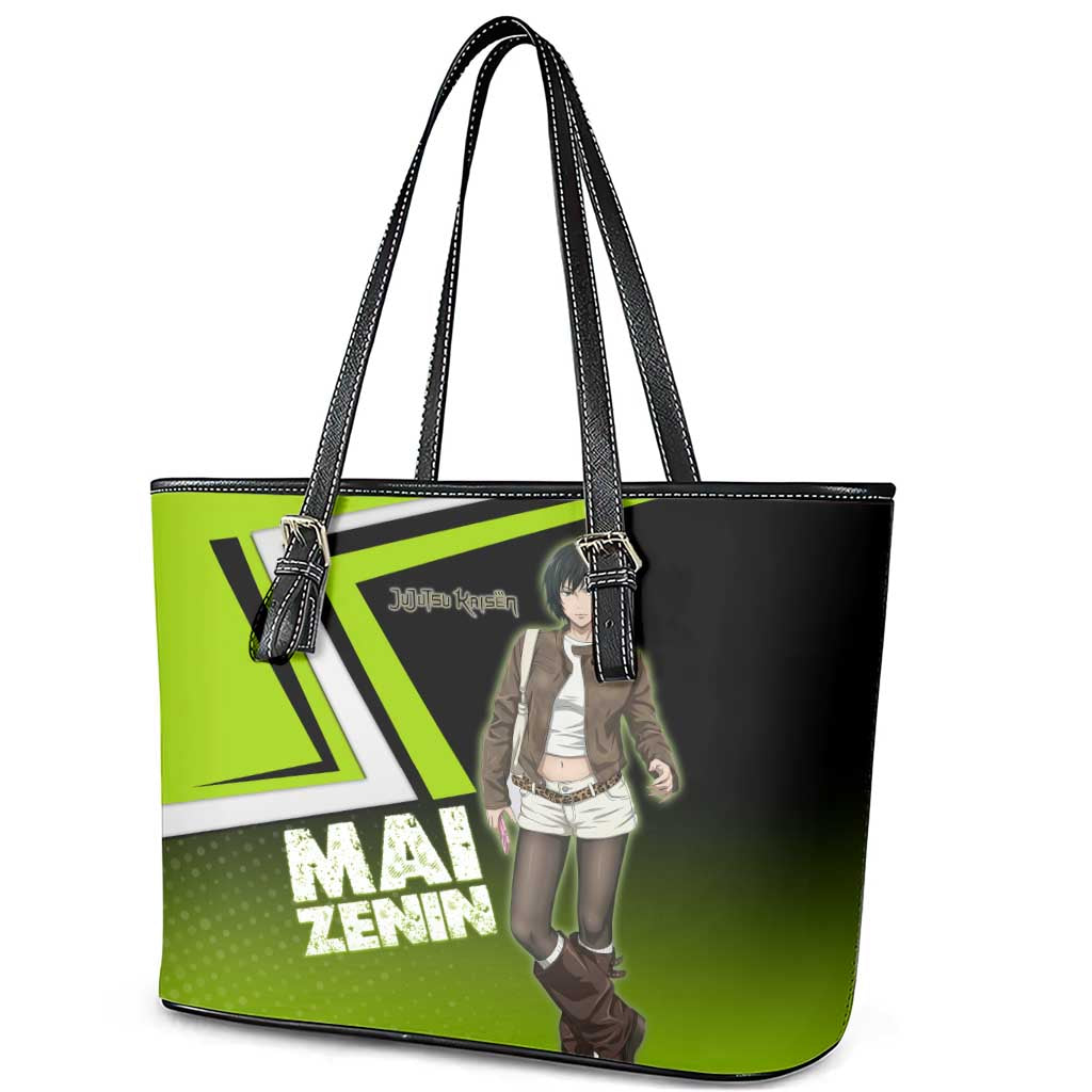 Mai Zenin Leather Tote Bag Edgy Urban Anime Style