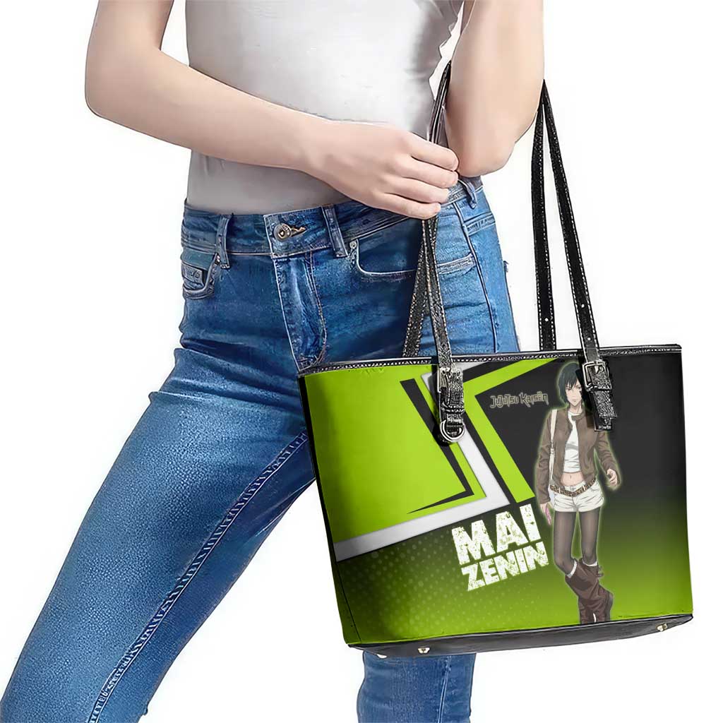 Mai Zenin Leather Tote Bag Edgy Urban Anime Style