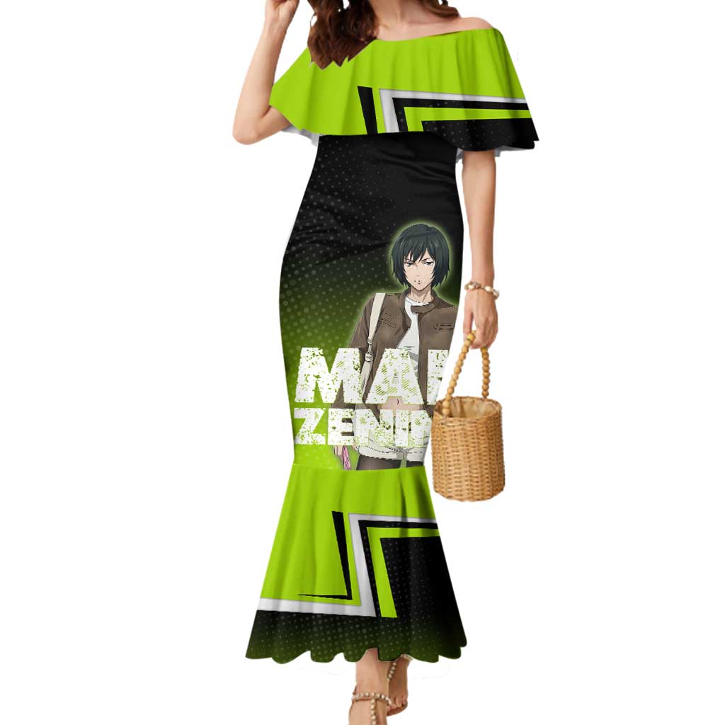 Mai Zenin Mermaid Dress Edgy Urban Anime Style