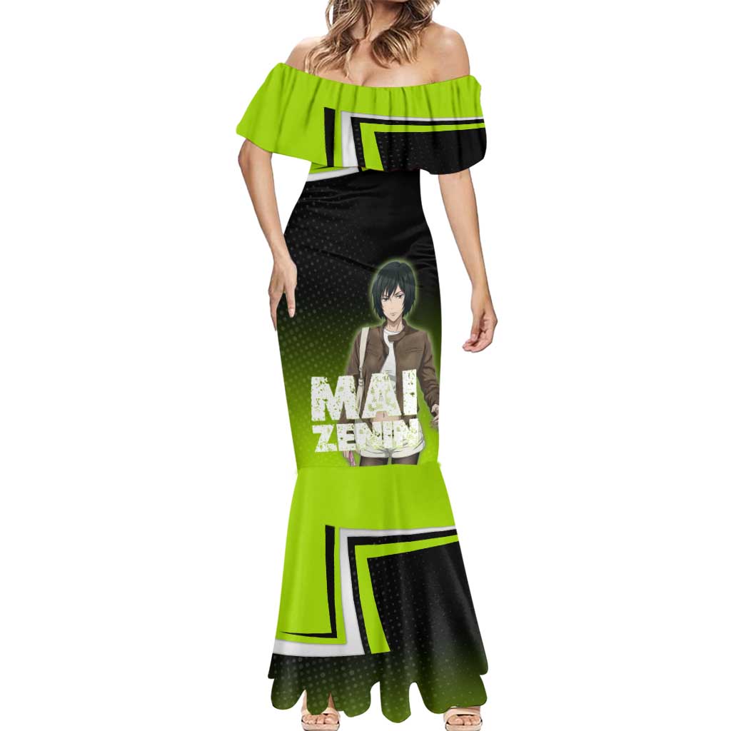 Mai Zenin Mermaid Dress Edgy Urban Anime Style