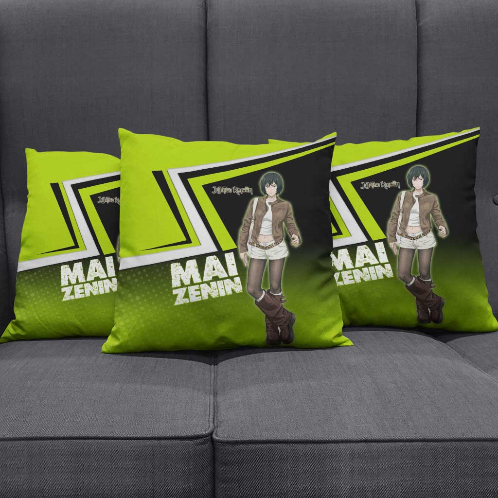 Mai Zenin Pillow Cover Edgy Urban Anime Style