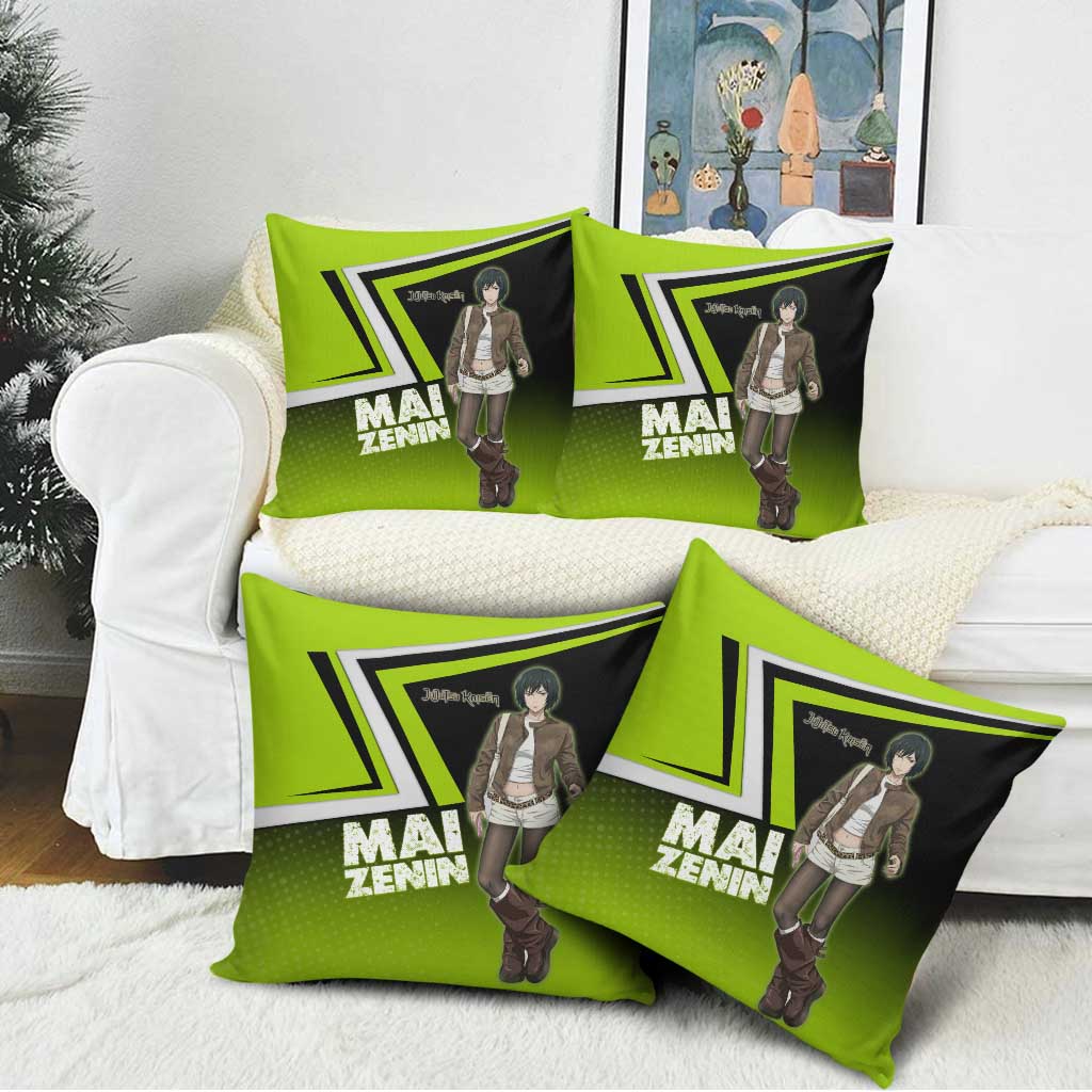 Mai Zenin Pillow Cover Edgy Urban Anime Style