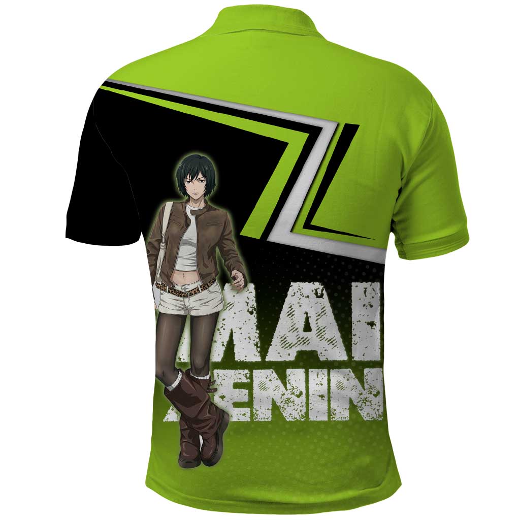Mai Zenin Polo Shirt Edgy Urban Anime Style