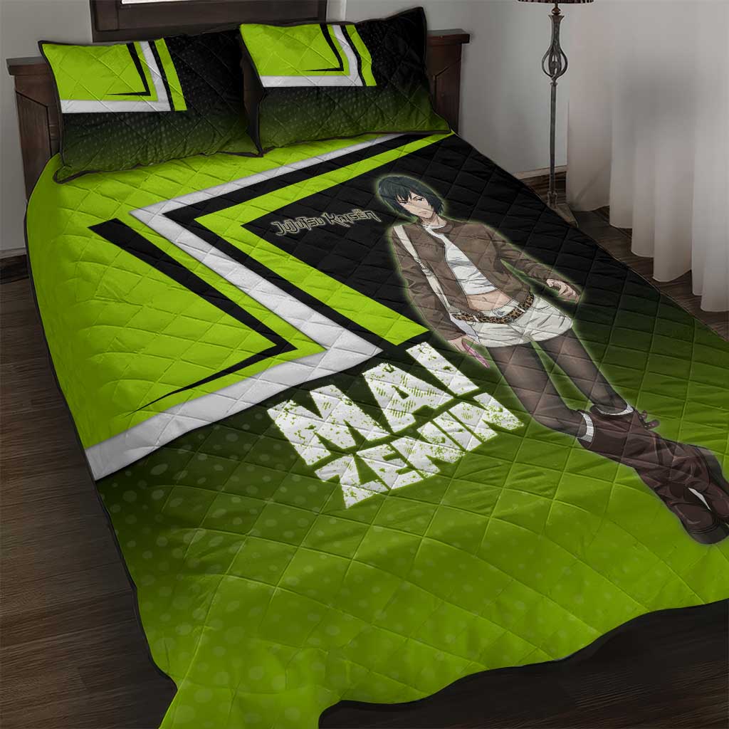 Mai Zenin Quilt Bed Set Edgy Urban Anime Style