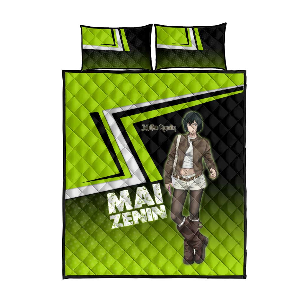 Mai Zenin Quilt Bed Set Edgy Urban Anime Style