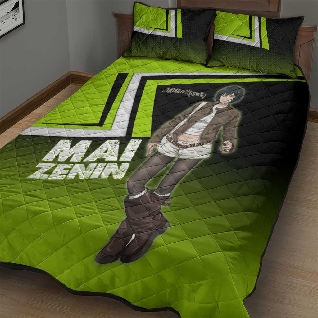 Mai Zenin Quilt Bed Set Edgy Urban Anime Style
