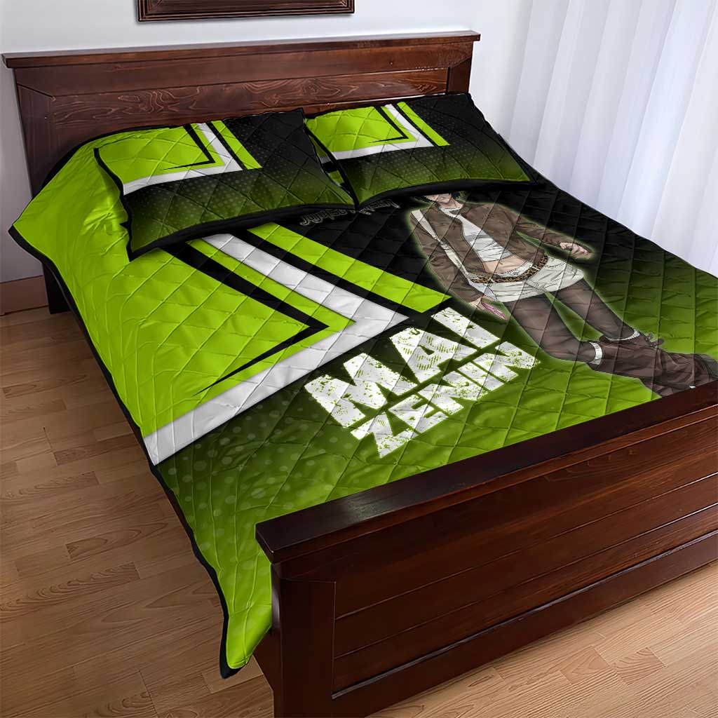 Mai Zenin Quilt Bed Set Edgy Urban Anime Style