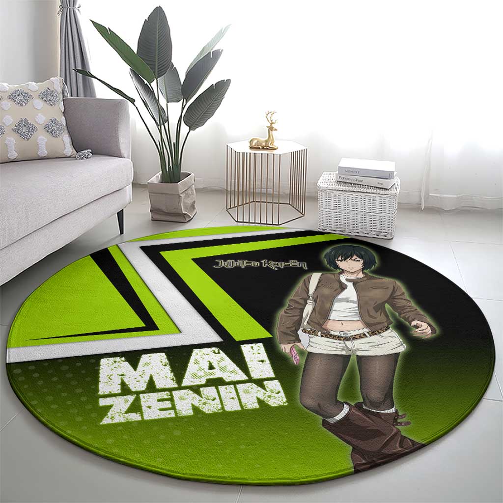 Mai Zenin Round Carpet Edgy Urban Anime Style