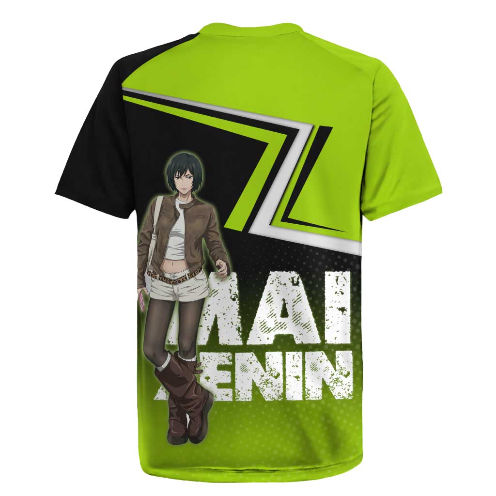 Mai Zenin Rugby Jersey Edgy Urban Anime Style