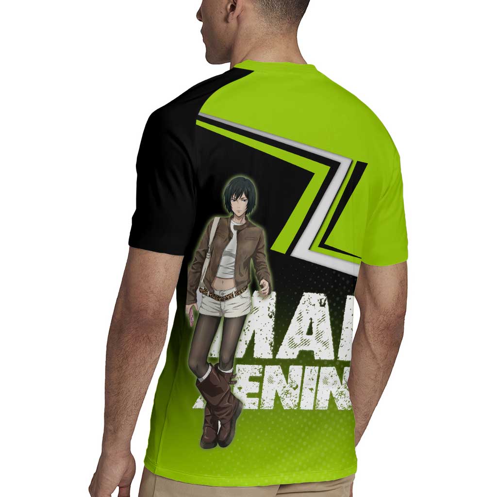 Mai Zenin Rugby Jersey Edgy Urban Anime Style