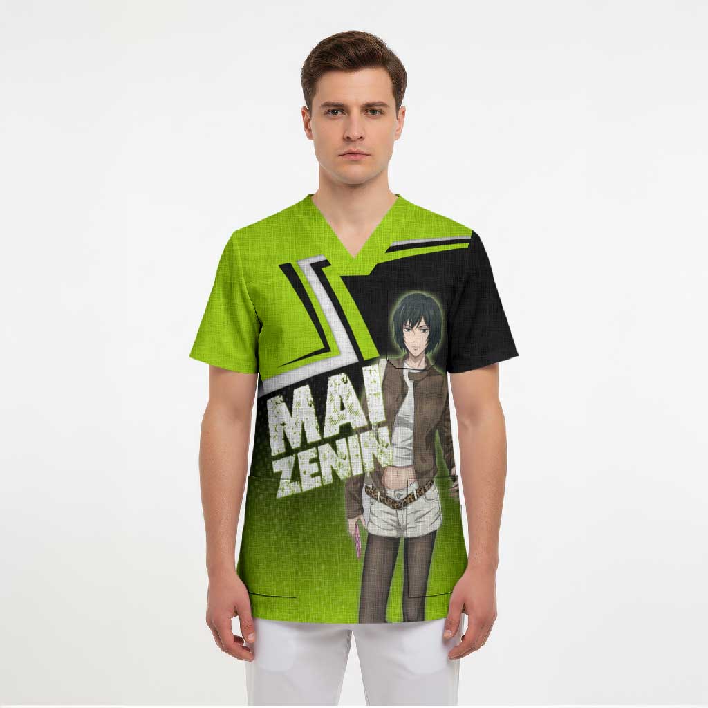 Mai Zenin Scrub Top Edgy Urban Anime Style