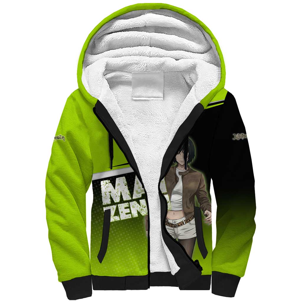 Mai Zenin Sherpa Hoodie Edgy Urban Anime Style